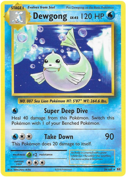 XY Evolutions 029  Dewgong