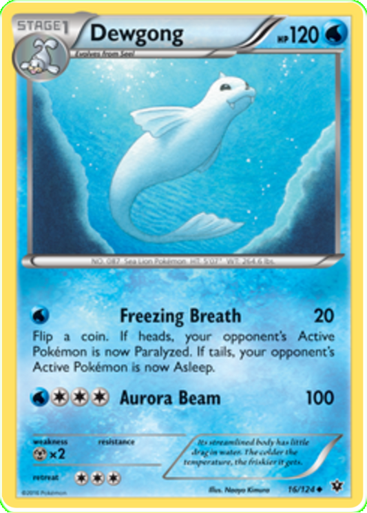 XY Fates Collide 016  Dewgong