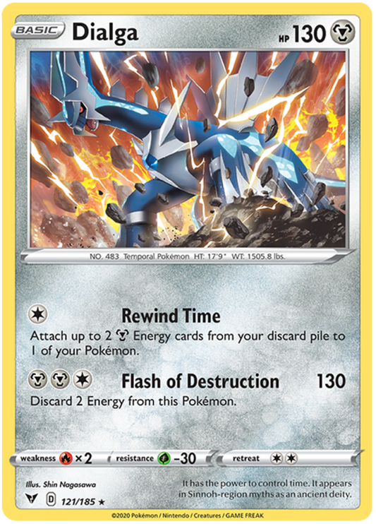 Sword and Shield Vivid Voltage 121  Dialga