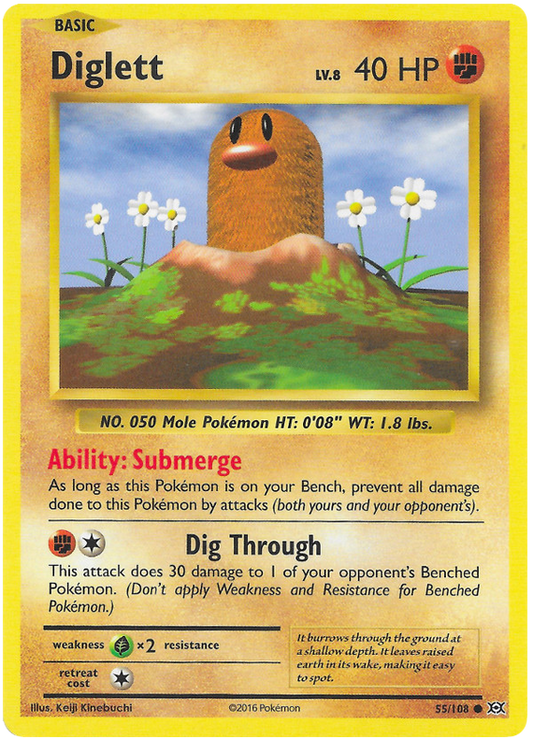 XY Evolutions 055  Diglett