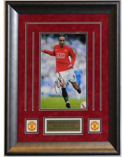 Dimitar Berbatov Signed Autographed 8x10 Framed