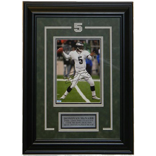 Donovan McNabb Signed Autographed 8x10 Framed