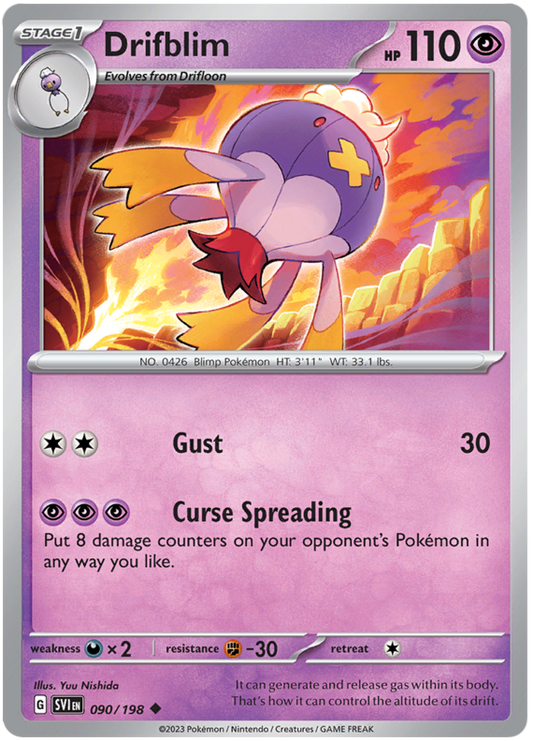Scarlet and Violet Scarlet & Violet 090  Drifblim
