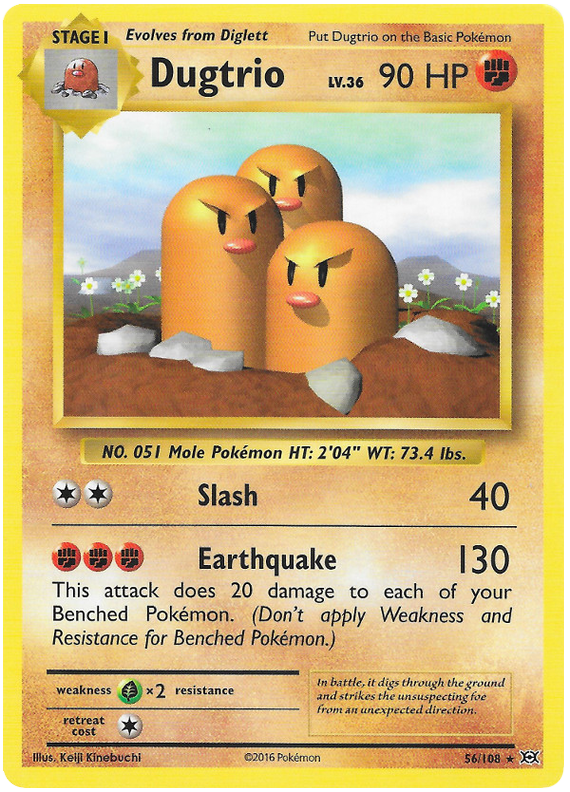 XY Evolutions 056  Dugtrio