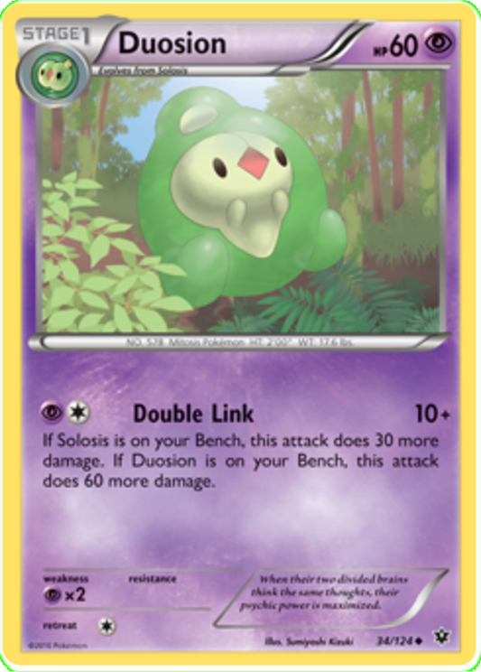 XY Fates Collide 034  Duosion