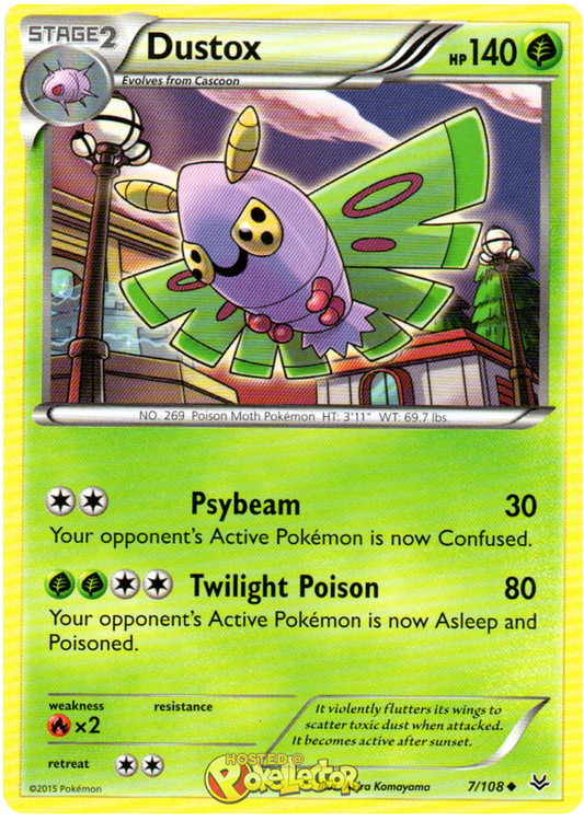 XY Roaring Skies 007  Dustox