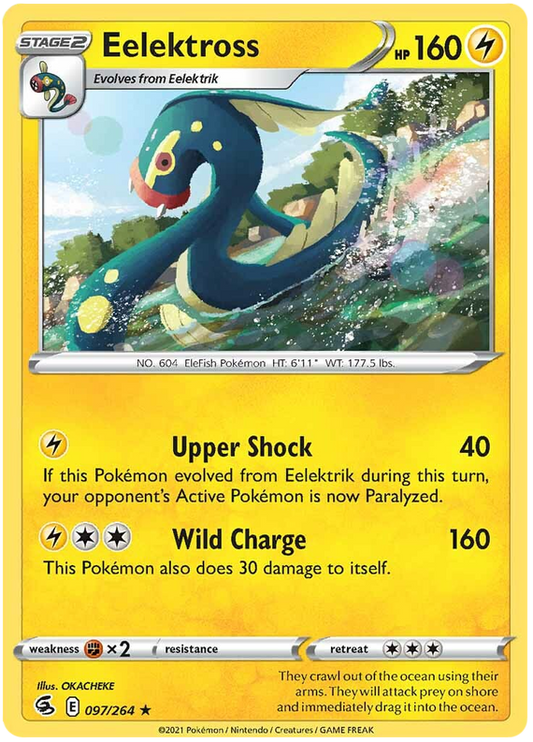 Sword and Shield Fusion Strike 097  Eelektross