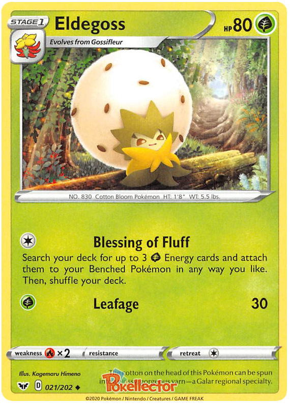 Sword and Shield Sword & Shield 021  Eldegoss