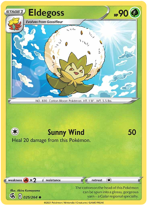 Sword and Shield Fusion Strike 025  Eldegoss