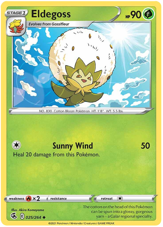 Sword and Shield Fusion Strike 025  Eldegoss