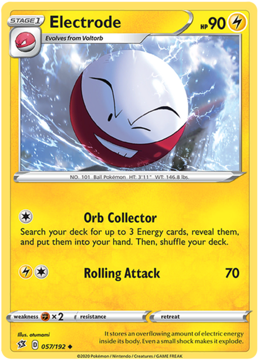 Sword and Shield Rebel Clash 057  Electrode