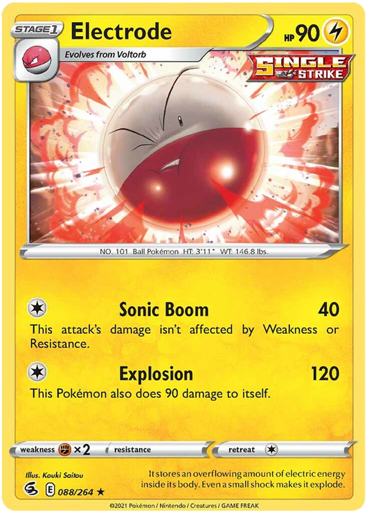 Sword and Shield Fusion Strike 088 Electrode