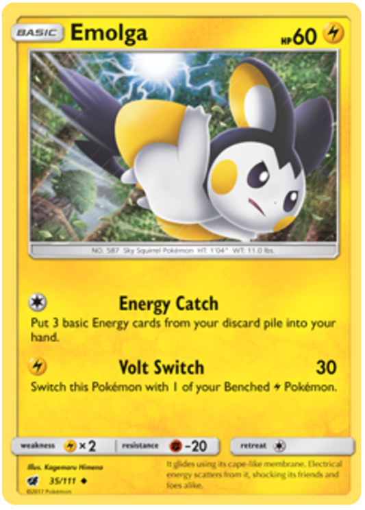 Sun and Moon Crimson Invasion 035  Emolga