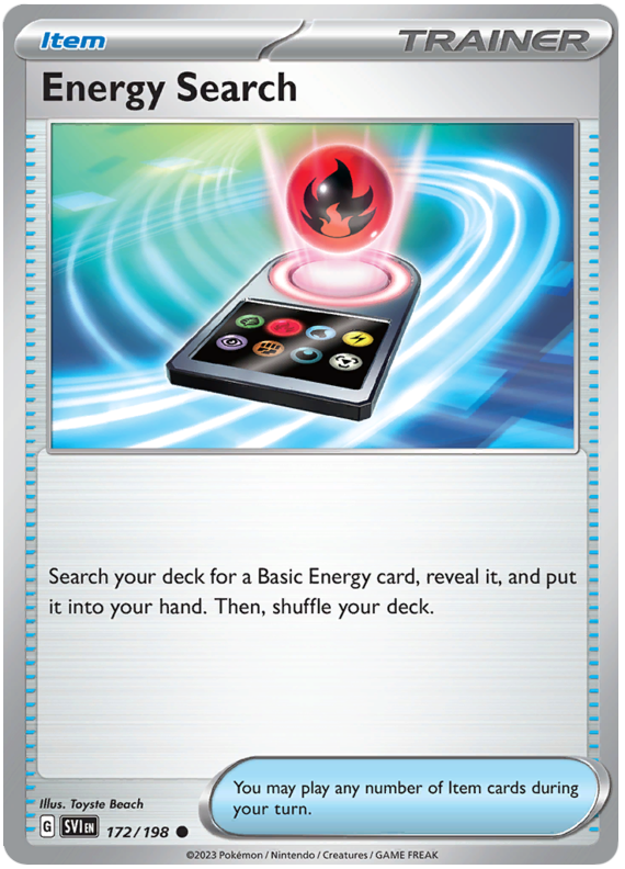 Scarlet and Violet Scarlet & Violet 172  Energy Search