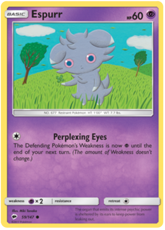 Sun and Moon Burning Shadows 059  Espurr