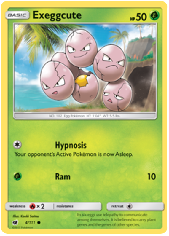 Sun and Moon Crimson Invasion 004  Exeggcute