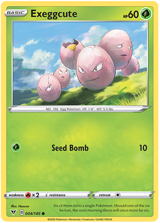 Sword and Shield Vivid Voltage 004  Exeggcute