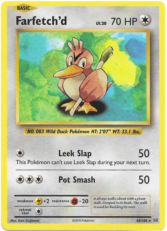 XY Evolutions 068  Farfetch'd