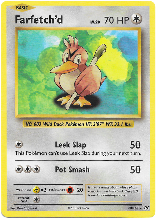 XY Evolutions 068  Farfetch'd