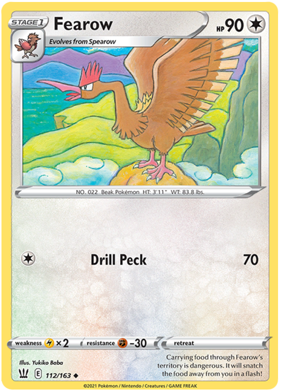 Sword and Shield Battle Styles 112  Fearow