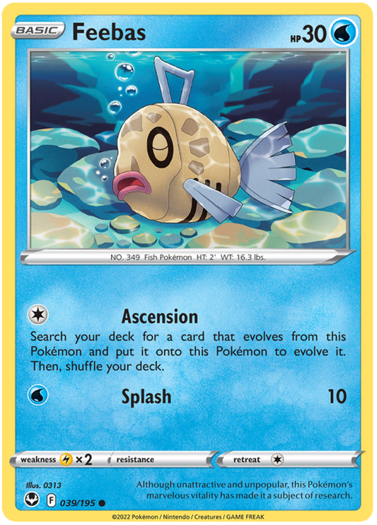 Sword and Shield Silver Tempest 039  Feebas
