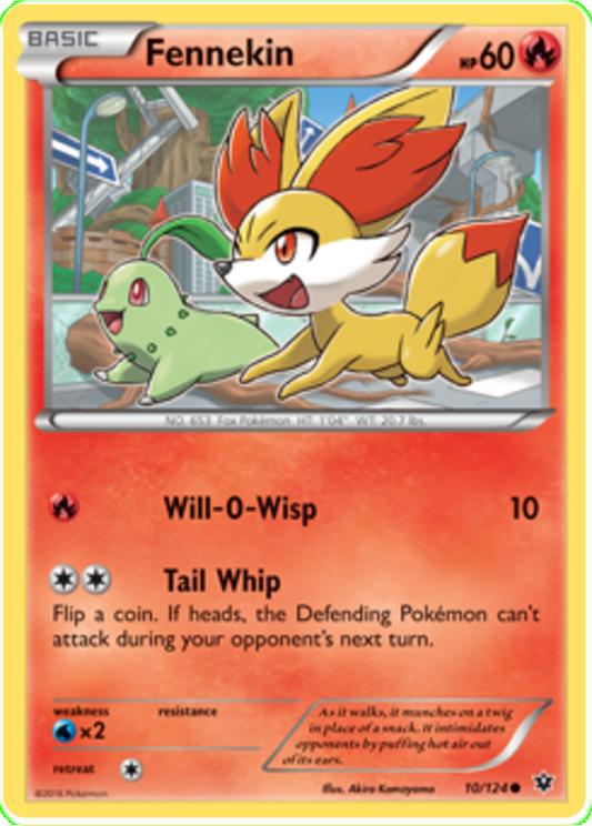 XY Fates Collide 010  Fennekin
