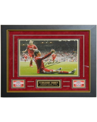 Fernando Torres Signed Autographed Liverpool 16x20 Framed