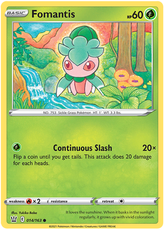 Sword and Shield Battle Styles 014  Fomantis