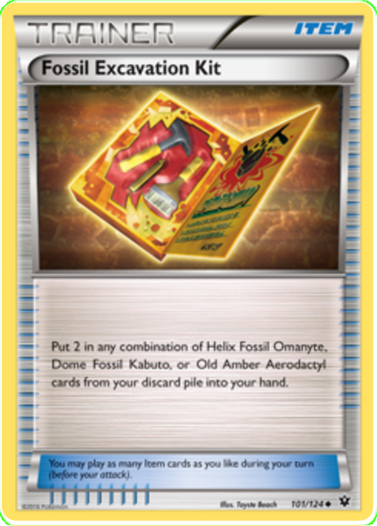 XY Fates Collide 101  Fossil Excavation Kit