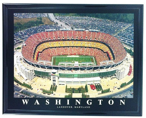 Washington Commanders "FedEx Field" 8"x10" Poster Print - Framed - walk-of-famesports