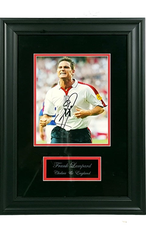 Frank Lampard Signed Autographed 8x10 - Framed