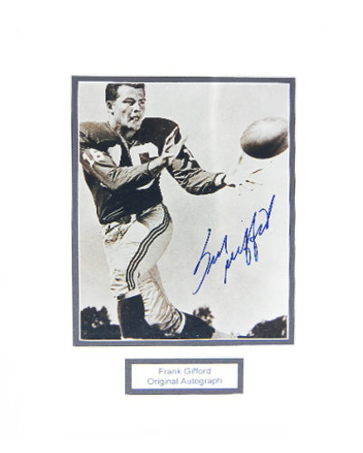 Frank Gifford Signed Autographed 8x10