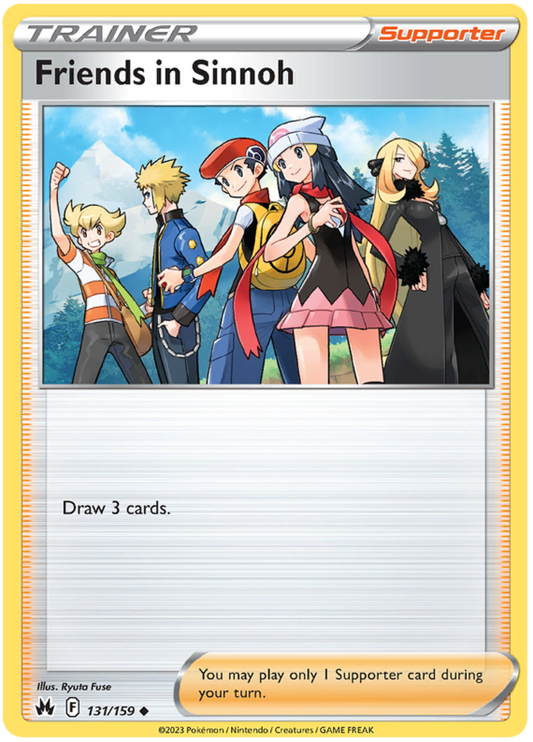 Sword and Shield Crown Zenith #131 Friends in Sinnoh