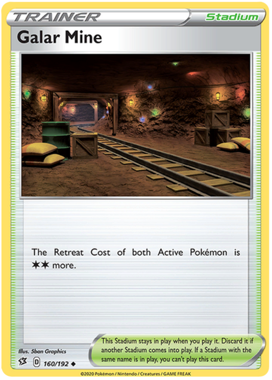 Sword and Shield Rebel Clash 160  Galar Mine