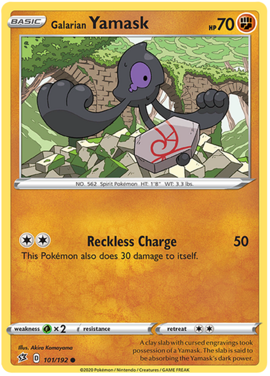 Sword and Shield Rebel Clash 101  Galarian Yamask