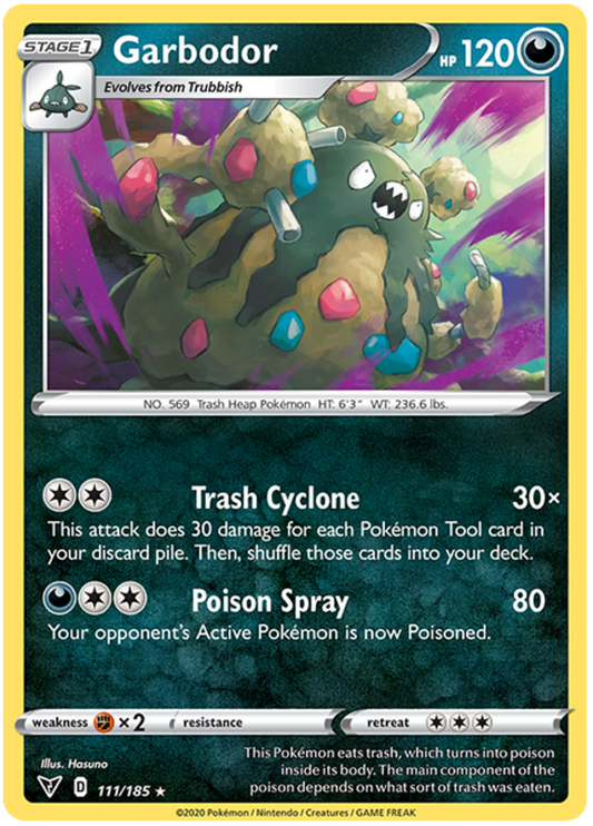 Sword and Shield Vivid Voltage 111  Garbodor