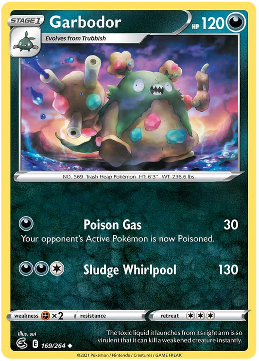 Sword and Shield Fusion Strike 169  Garbodor