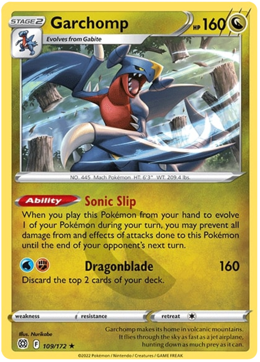 Sword and Shield Brilliant Stars 109  Garchomp