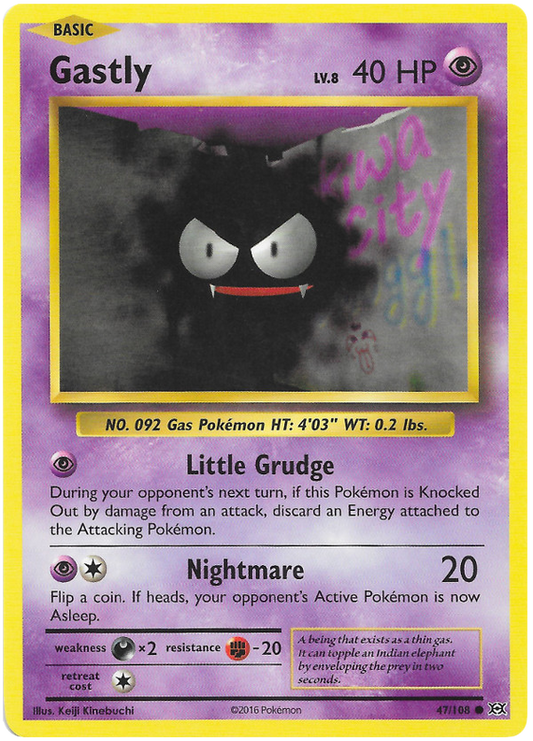 XY Evolutions 047  Gastly