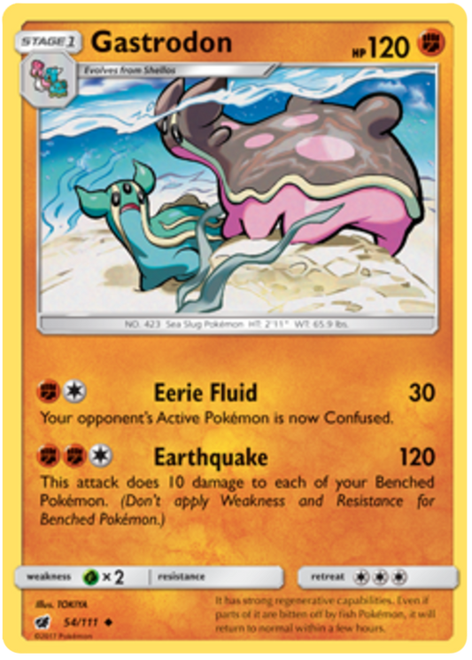 Sun and Moon Crimson Invasion 054  Gastrodon