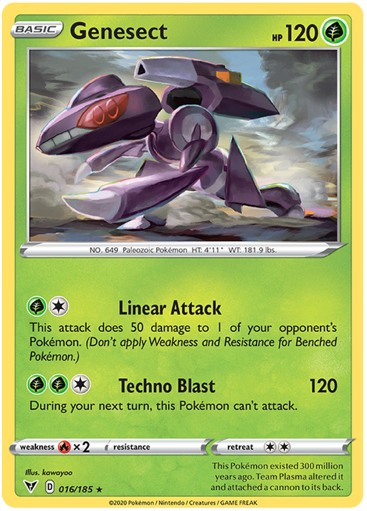 Sword and Shield Vivid Voltage 016  Genesect