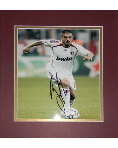 Gennaro Gattuso Signed Autographed 8x10 Matted - Assorted photos