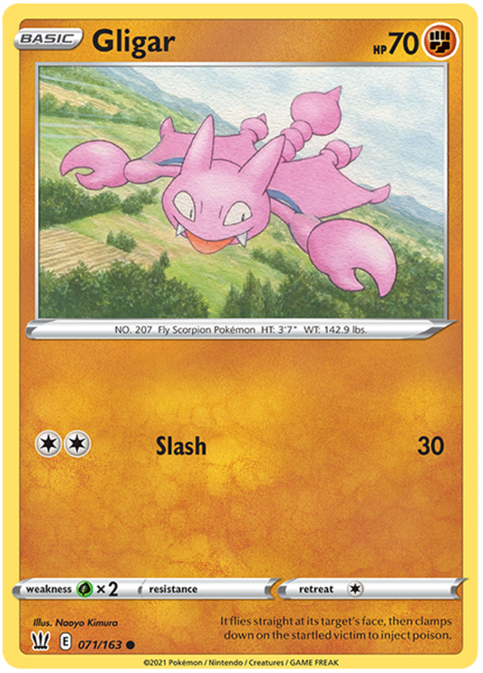 Sword and Shield Battle Styles 071  Gligar