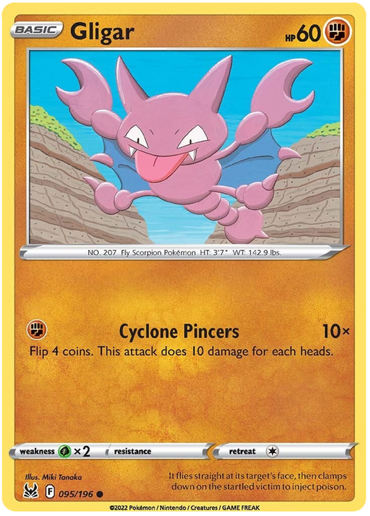Sword and Shield Lost Origin 095  Gligar