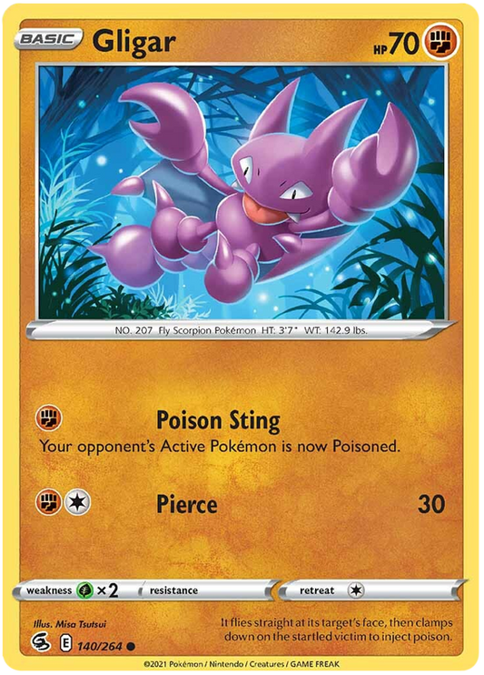 Sword and Shield Fusion Strike 140  Gligar