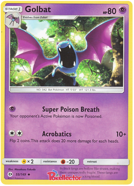Sun and Moon Sun & Moon 055  Golbat