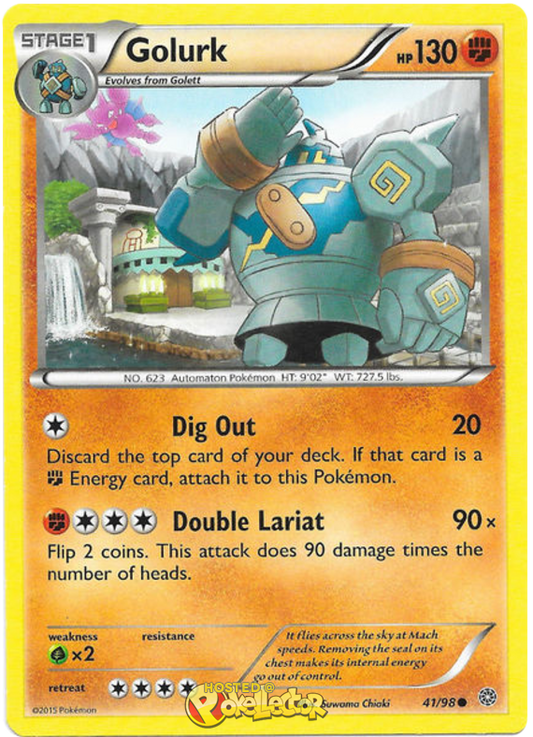 XY Ancient Origins 041  Golurk
