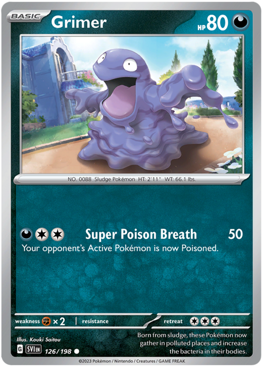 Scarlet and Violet Scarlet & Violet 126  Grimer