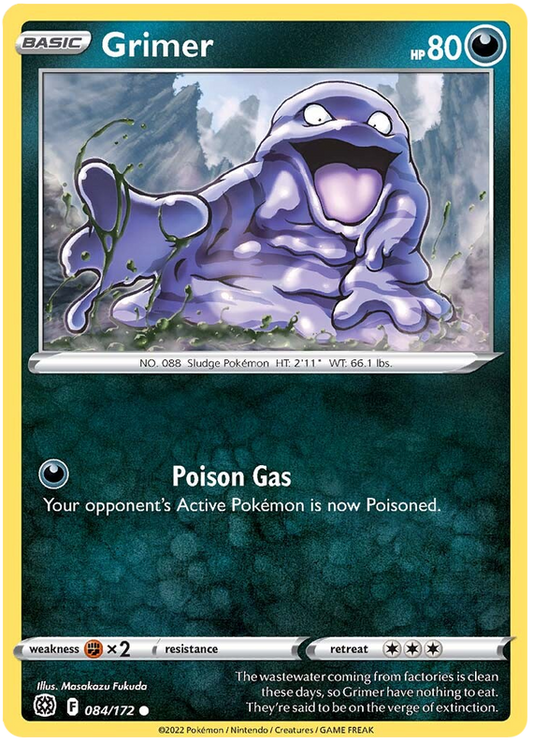 Sword and Shield Brilliant Stars 084  Grimer