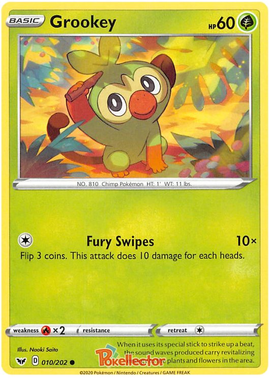 Sword and Shield Sword & Shield 010  Grookey